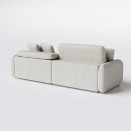 Sofá Denver 1,94m em Bouclé Alaska Natural - Home Mobily - 5