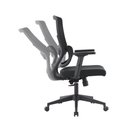 Ver imagem 4 de Cadeira Escritório Ergonômica Chelsea Diretor NR17 Reclinável Base Giratória Apoio Lombar Braço