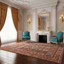 Ver imagem 2 de Tapete Persa Iraniano Vermelho 300x400cm para Sala Quarto e Hall