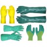 Kit Luvas Impermeáveis Limpeza, Lava Louças, Faxina, Produtos Químicos - 1