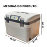 Caixa Térmica Cooler 19l Automotiva Elétrica 12v Frio e Quente Geladeira Portátil Importway Iwmca014 - 2