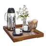 Bandeja Bebidas Xícaras Café Bar Decorativa Portátil Pequena Aparador Ambiente Escritório Casa:Bande - 1