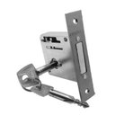 Ver imagem 1 de Trava de Segurança Dovale Tetra Cromada Nacional Cilindro e Chave Zamac - 78400