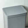 Lixeira com Pedal Trium 50 L Chumbo ou - 4