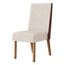 Ver imagem 6 de Mesa de Jantar 6 Lugares Isabella com Vidro Nature/off White/courano/linho - Panorama Móveis