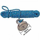 Ver imagem 2 de Imã De Neodímio Para Pesca Magnetica Até 80 Kilos De Tração