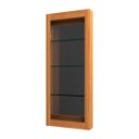 Ver imagem 1 de Cristaleira Bar com Nicho Sala de Estar Bacco Prateleira em Vidro com Espelho Imbuia