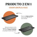 Ver imagem 4 de Chapa Dupla Face 50x25cm Ferro Fundido Panela Mineira