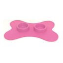 Ver imagem 2 de Kit Tapete Comedouro/Bebedouro Rosa Poá