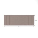 Ver imagem 4 de Cabeceira Para Cama Casal Tulipa 1,60 Estofada Suede Areia - Rede Móveis