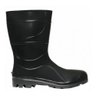 Bota Impermeável Cartom Pvc Preta com Forro:34/preto - 3