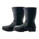 Ver imagem 4 de Bota Impermeável Cartom Pvc Preta com Forro:34/preto