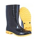 Ver imagem 1 de Bota Kadesh Impermeável Pvc Preta Solado Amarelo Com Forro:35/Preto