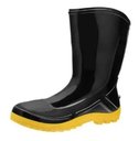 Ver imagem 6 de Bota Kadesh Impermeável Pvc Preta Solado Amarelo Com Forro:35/Preto