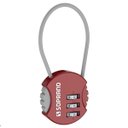 Ver imagem 1 de Cadeado de Zamac Segredo Numérico Vermelho Z35 Soprano