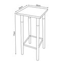 Ver imagem 2 de Kit 2 Banquetas Bistro Industrial Colors Ferro E Madeira Maciça - Vermelha - Cor: Vermelho