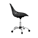 Ver imagem 3 de CADEIRA KAILA PP PRETO OFFICE CROMADA