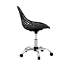 CADEIRA KAILA PP PRETO OFFICE CROMADA - 3