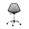 CADEIRA KAILA PP PRETO OFFICE CROMADA - 2