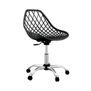 Ver imagem 1 de CADEIRA KAILA PP PRETO OFFICE CROMADA