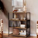 Ver imagem 1 de Estante Multiuso Industrial 77cm com Prateleiras Alure Mel Z54 - Mpozenato
