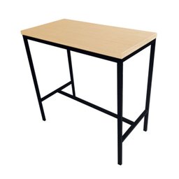 Conjunto Mesa Bistrô Industrial 1m Pinus 4 Banquetas Industrial Taburete - 3