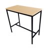 Conjunto Mesa Bistrô Industrial 1m Pinus 4 Banquetas Industrial Taburete - 3