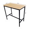 Conjunto Mesa Bistrô Industrial 1m Pinus 4 Banquetas Industrial Taburete - 5