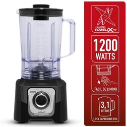 Liquidificador Ln78 Power Max Limpa Fácil 1200w Arno Preto 110v - 2