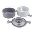 Ver imagem 3 de Pote Marmita de 2 Andares 1600 Ml - Joy Cinza