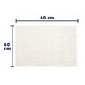Tapete Joy para Banheiro 40cm X 60cm Branco Kapazi - 4