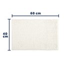 Ver imagem 4 de Tapete Joy para Banheiro 40cm X 60cm Branco Kapazi