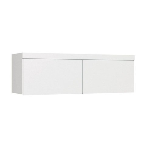 Armário Aéreo Modulado Casal 2 Portas Infinity Branco