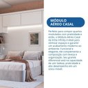 Ver imagem 6 de Armário Aéreo Modulado Casal 2 Portas Infinity Branco