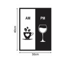 Ver imagem 3 de QUADRO 40X30CM CAFÉ VINHO MOLD PRETA