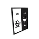 Ver imagem 2 de QUADRO 40X30CM CAFÉ VINHO MOLD PRETA