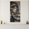 Quadro Sala Buda Zen Moderno Hall Vertical Canvas - 1