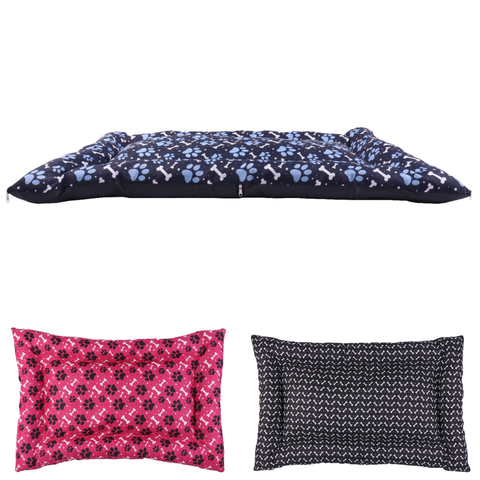 Colchonete de Pet Caminha Azul Para Cães e Gatos Impermeável Macio 70cm x 60cm