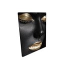 Ver imagem 4 de QUADRO 90X60CM 3PÇS MULHERES NEGRAS DOURADO CANVA