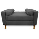 Ver imagem 2 de Recamier Félix King Size 195cm Linho Chumbo - Doce Sonho Móveis FELIXESPECIAL