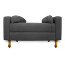 Ver imagem 3 de Recamier Félix King Size 195cm Linho Chumbo - Doce Sonho Móveis FELIXESPECIAL