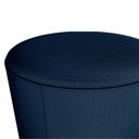 Ver imagem 6 de Puff Redondo Decorativo Copenhage 43x43 Cm Veludo Azul Milani Store