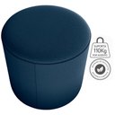 Ver imagem 5 de Puff Redondo Decorativo Copenhage 43x43 Cm Veludo Azul Milani Store