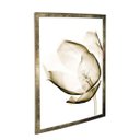 Ver imagem 2 de QUADRO 67X45CM 3PÇS FLOR RAIO-X MARROM MOLD DOURA