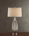 Ver imagem 1 de Abajur Luminária de Mesa Tarin de Vidro para Cabeceira de Cama, Salas e Quartos