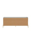Ver mais imagens de Buffet 3 Portas 3 Gavetas Jasper 184 cm - Off White c/ Dourado