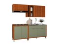 Ver imagem 7 de Armário de Cozinha Lumiar Modulado Área Gourmet em Mdf Alto Padrão Detalhes Ripado Pés Reguláveis:ve