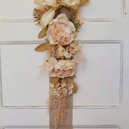 Fita para Porta Creme Rosas Creme190x25 - 3