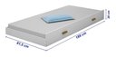 Ver imagem 3 de Cama Heliz com Cama Auxiliar Luz de Led e 2 Colchões Branco / Mel - Branco