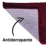 Tapete Felpudo Peludo Banheiro 40x60 Antiderrapante Vermelho - 3
